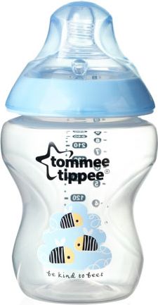 TOMME TIPPEE Kojenecká láhev C2N 260 ml (0m+) – modrá - obrázek 1