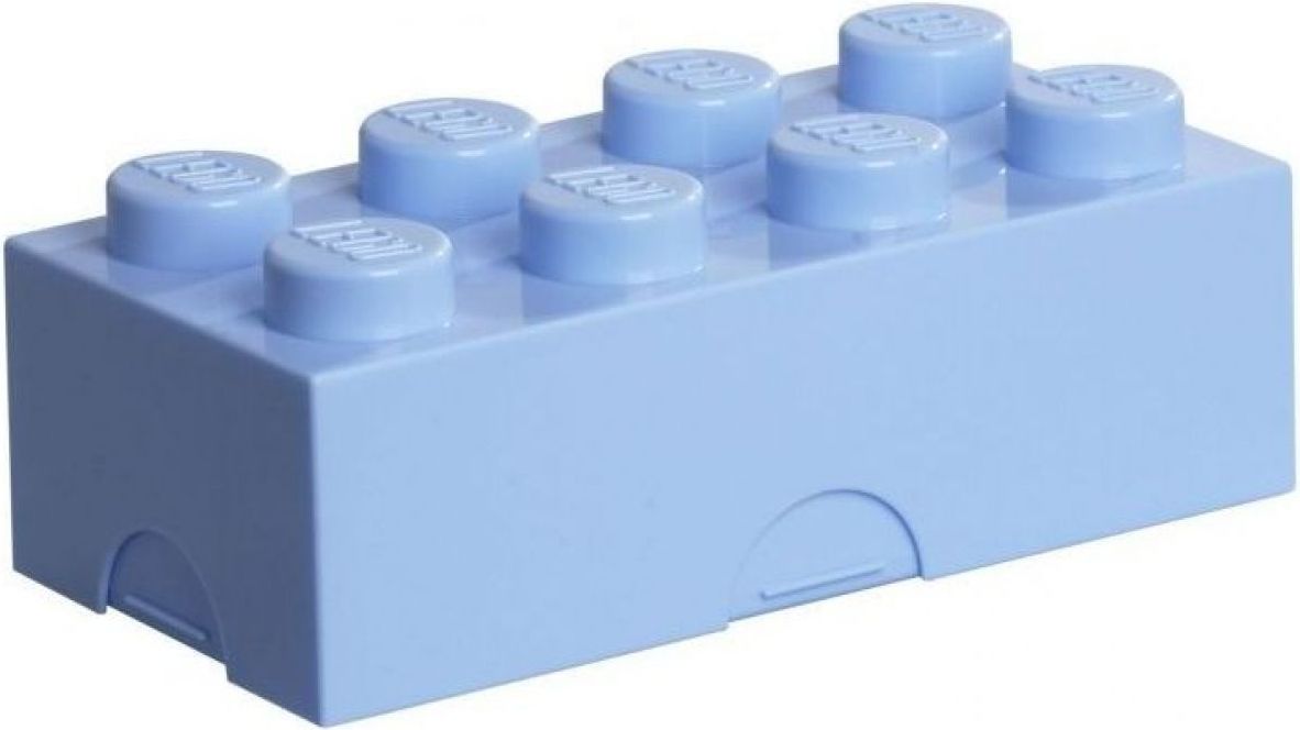 LEGO Box na svačinu 10 x 20 x 75 cm Světle modrá - obrázek 1