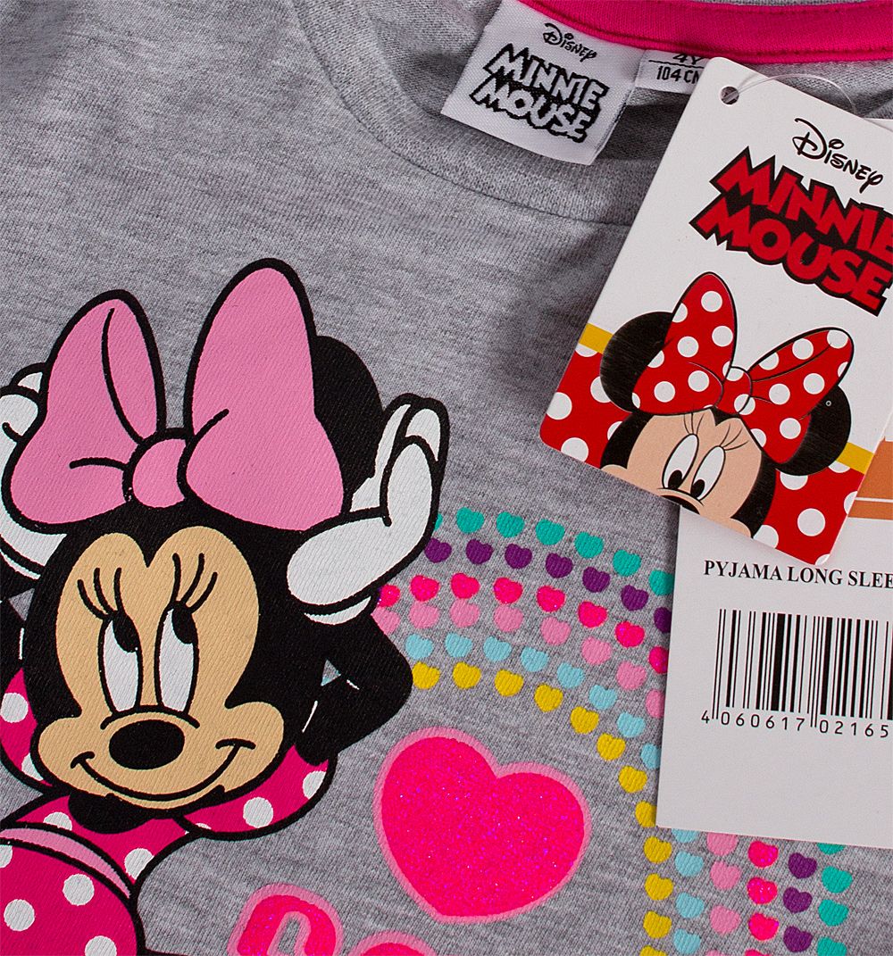 Dívčí pyžamo DISNEY MINNIE SMILE šedé Velikost: 92 - obrázek 2