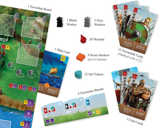 Renegade Games Raiders of the North Sea: Fields of Fame - obrázek 3