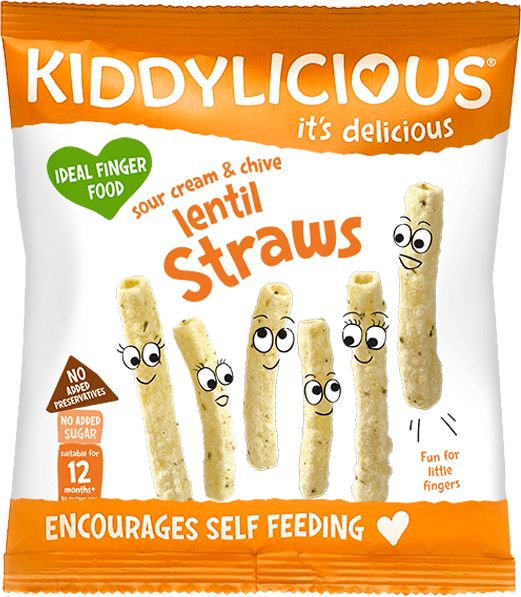 12x KIDDYLICIOUS Tyčinky - Čočkové se smetanou a pažitkou 12 g - obrázek 2