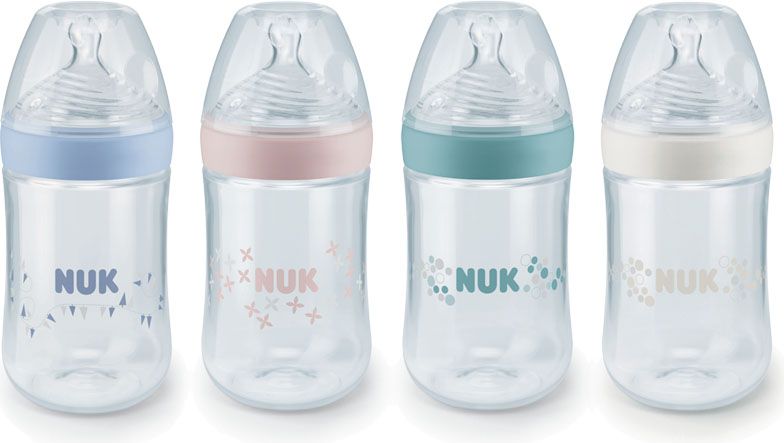 NUK Nature Sense kojenecká láhev, silikon (6-18m), růžová (260 ml) - obrázek 2