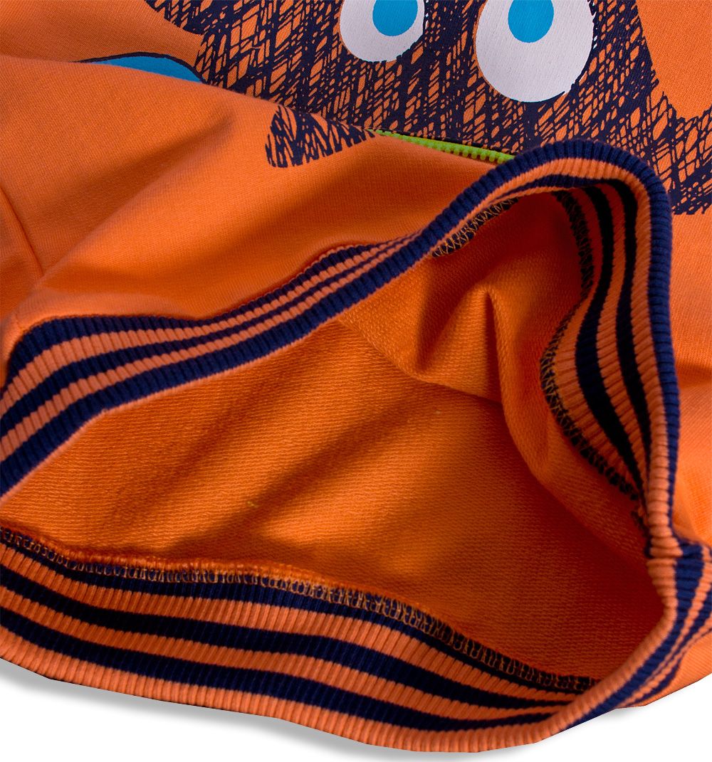 Dětská mikina KNOT SO BAD DEMON oranžová Velikost: 86 - obrázek 4