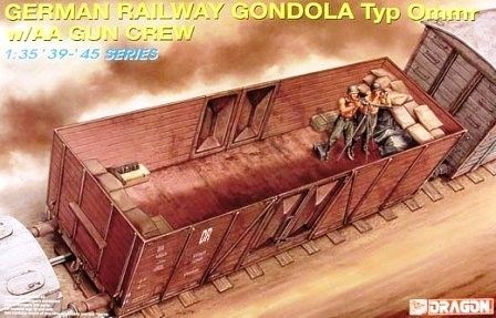 DRAGON Model Kit vagón 6086 - GERMAN RAILWAY GONDOLA (1:35) - obrázek 1