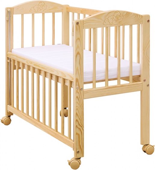 Postýlka Baby Scarlett se stahovacím bočnicí - obrázek 1