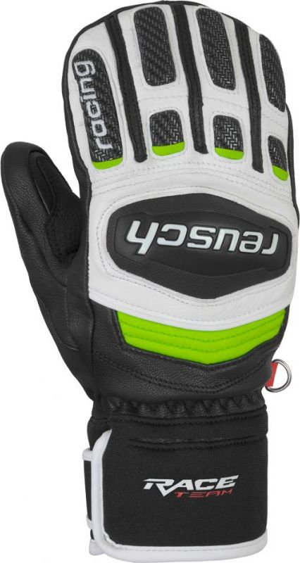 Reusch GS Junior Mitten - black/white/neon green 5,5 - obrázek 1