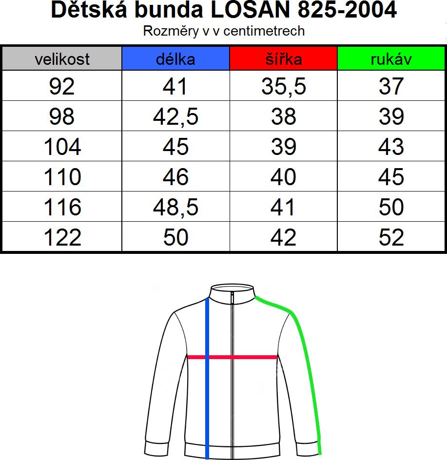 Chlapecká zimní bunda LOSAN POWER neon Velikost: 110 - obrázek 9
