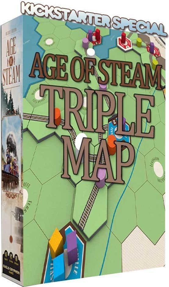 Eagle-Gryphon Games Age of Steam DELUXE: New England/Pittsburgh and Switzerland Maps - obrázek 1