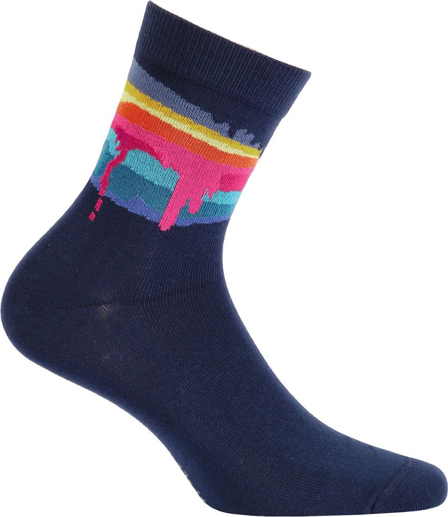 Chlapecké ponožky GATTA COLOURS tmavě modré Velikost: 30-32 - obrázek 1