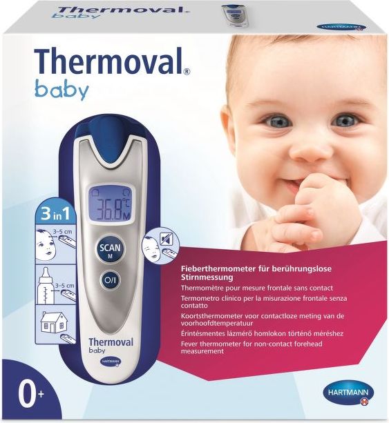 Teploměr THERMOVAL Baby bezdotykový infračervený - obrázek 1