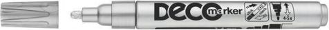 Lakový popisovač "Decomaker", stříbrná, 2-4mm, ICO - obrázek 1