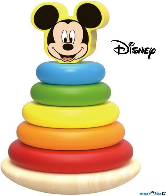 Skládačka - Káča, Pyramida velká Mickey Mouse (Disney Derrson) - obrázek 1