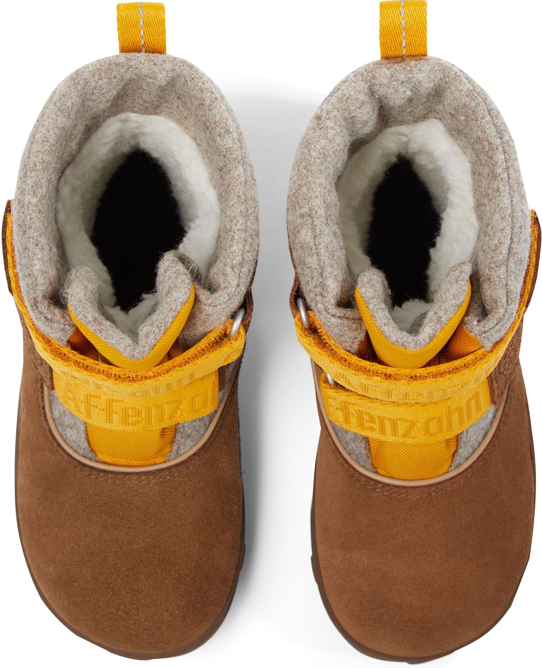 Affenzahn Minimal Highboot Leather Tiger - Yellow Brown 32 - obrázek 2