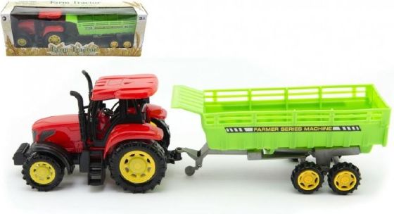 Traktor s vlekem plast 35cm na setrvačník - obrázek 1