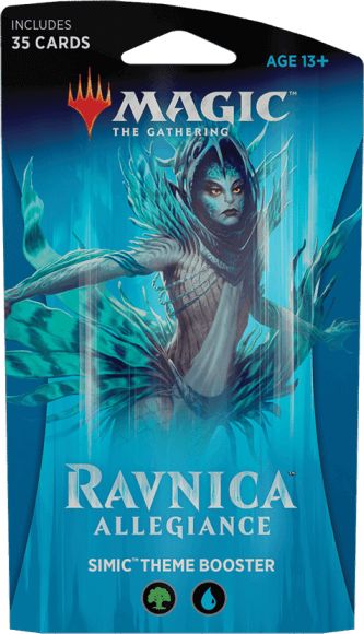 Wizards of the Coast Magic the Gathering Ravnica Allegiance Theme Booster - Simic - obrázek 1