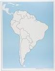 Kontrolní slepá mapa Jižní Ameriky - obrázek 1