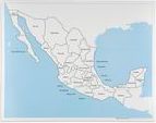 Kontrolní mapa Mexika - obrázek 1