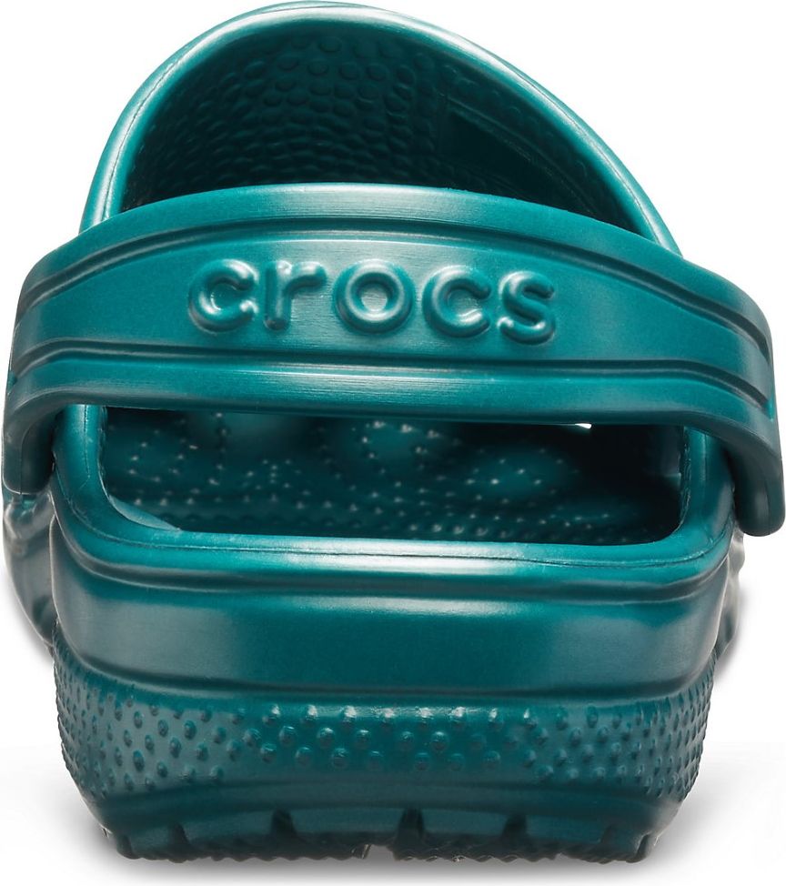 Crocs dětské petrolejové pantofle Classic Clog Evergreen - 33/34 - obrázek 4