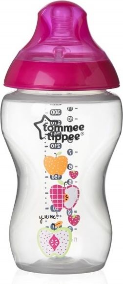 Kojenecká láhev Tomme Tippee C2N 340 ml 1ks, růžová - obrázek 1