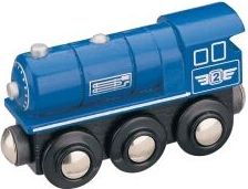 Parní lokomotiva - modrá - Maxim 50813 - obrázek 1