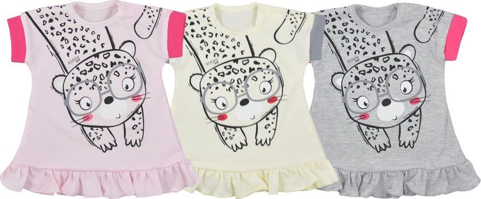 Kojenecké letní šaty Koala Sara béžové 80 (9-12m) - obrázek 2