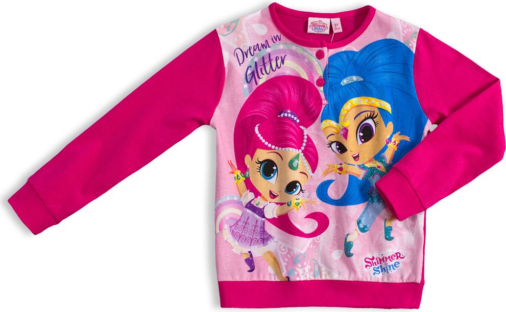 Dívčí pyžamo SHIMMER & SHINE DREAM tmavě růžové Velikost: 98 - obrázek 4