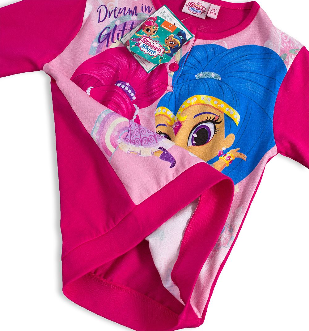 Dívčí pyžamo SHIMMER & SHINE DREAM tmavě růžové Velikost: 98 - obrázek 5
