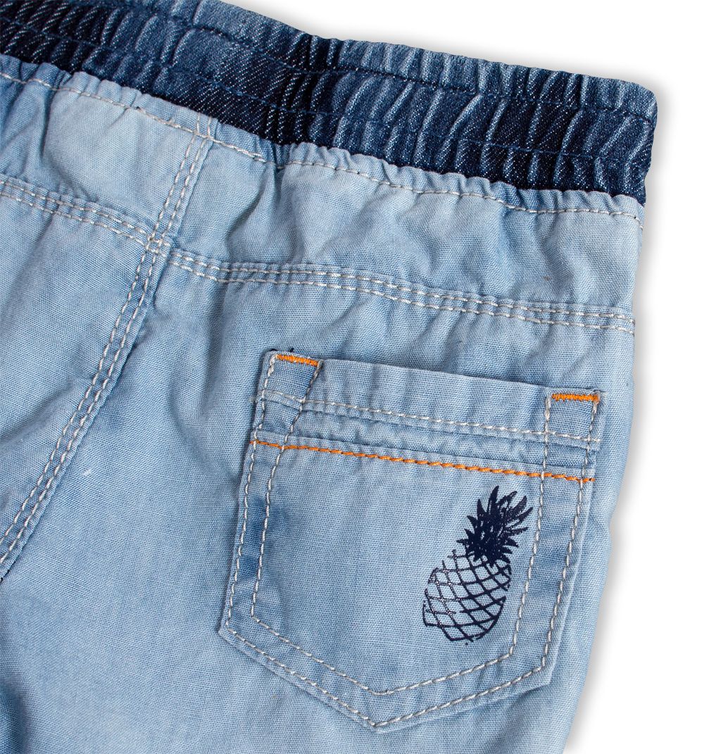 Dětské šortky KNOT SO BAD ALOHA světle modré Velikost: 86 - obrázek 2