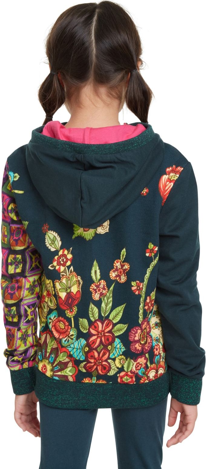 Desigual barevná dívčí mikina Sweat Ohio - 5/6 - obrázek 2