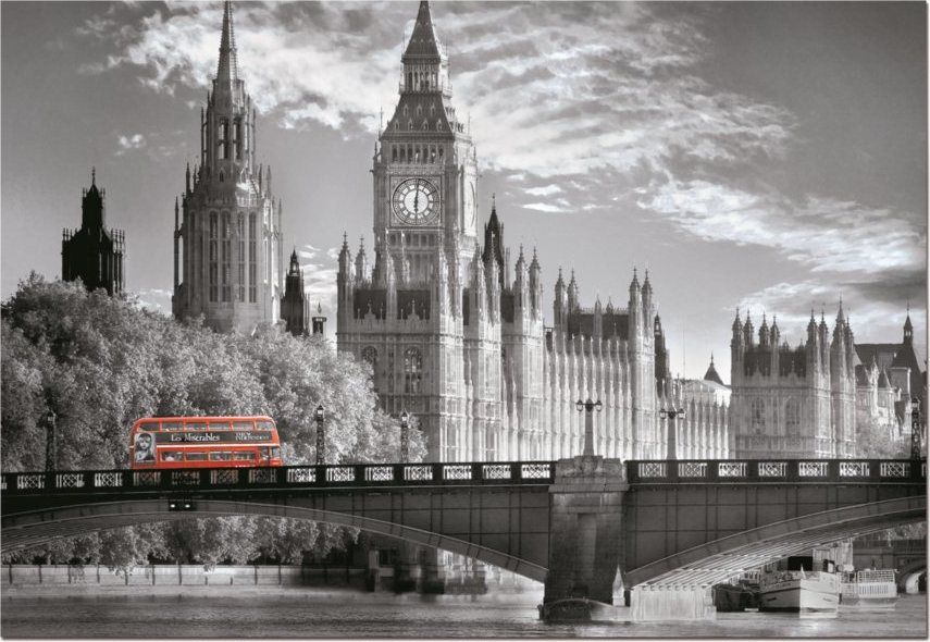 EDUCA Puzzle Londýnský autobus 1000 dílků - obrázek 1