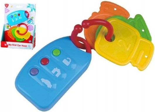 Teddies Klíče   dálkové ovládání plast na baterie se zvukem na kartě - obrázek 1