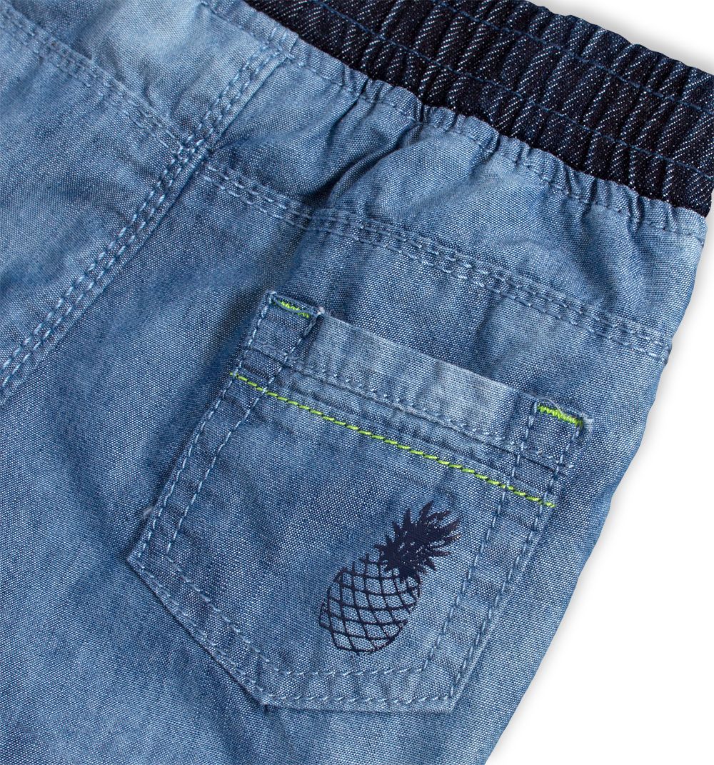 Dětské šortky KNOT SO BAD ALOHA středně modré Velikost: 68 - obrázek 3