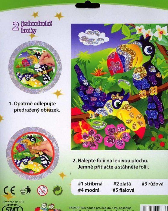ARTLOVER Zářivý obrázek Ptáci 20x25cm - obrázek 2