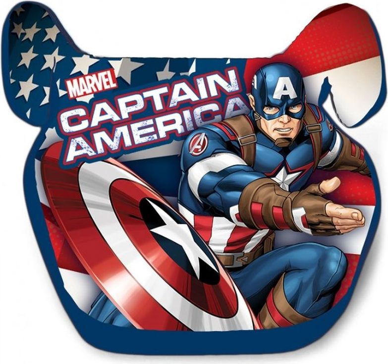 SEVEN Podsedák do auta Avengers Kapitán Amerika Polyethylen, 15 - 36 Kg - obrázek 1