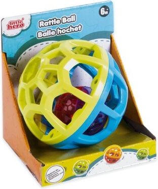 Teddies Chrastítko koule s rolničkou plast průměr 9cm v krabičce 6m+ - obrázek 6