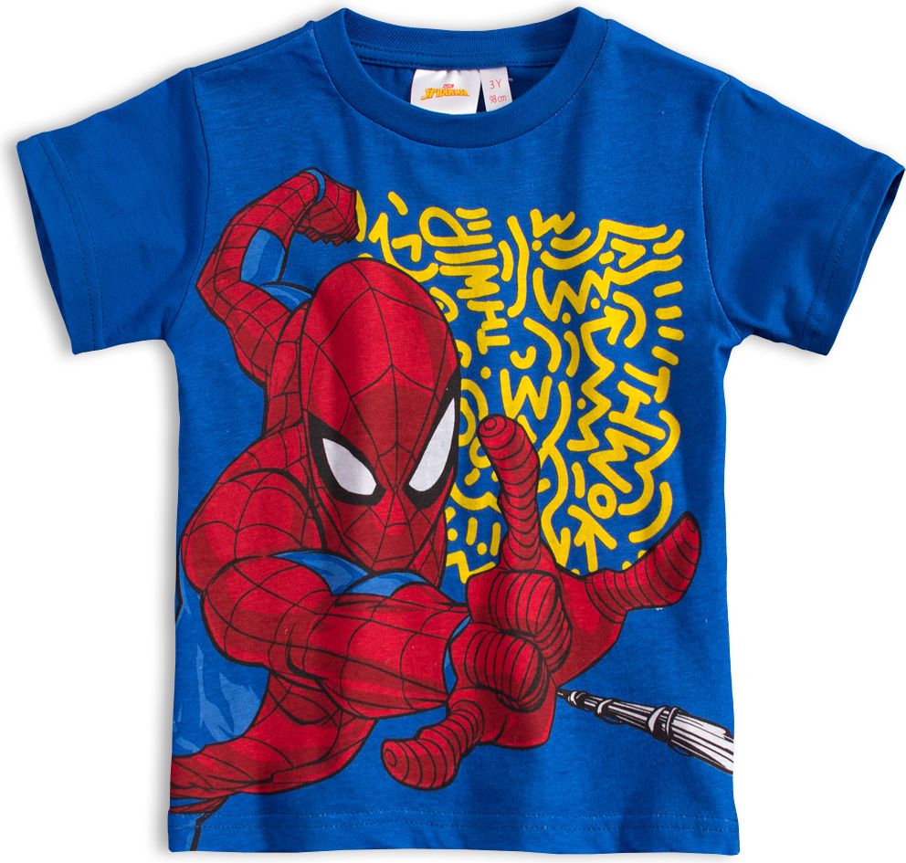 Chlapecké tričko MARVEL SPIDER MAN modré Velikost: 104 - obrázek 1