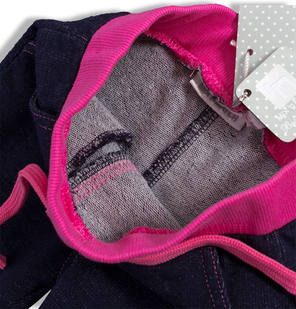 Dívčí kalhoty Mix´nMATCH BUNNY růžový pas Velikost: 92 - obrázek 3