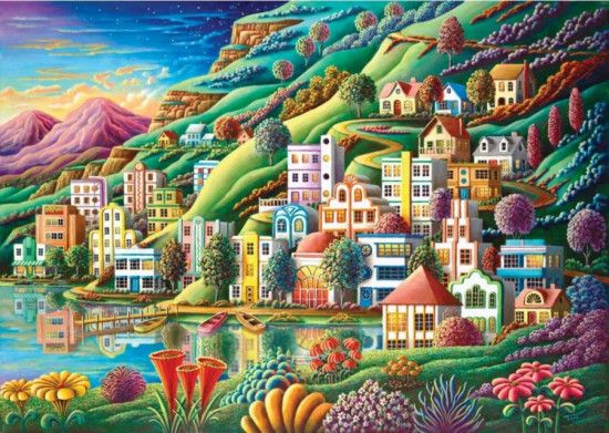 ART PUZZLE Puzzle Ukrytý přístav 1500 dílků - obrázek 1