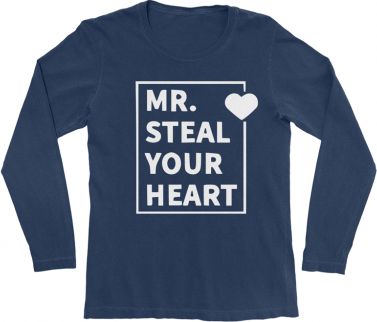 KIDSBEE Chlapecké bavlněné tričko MR. Steal your heart - granátové, vel. 110 - obrázek 1