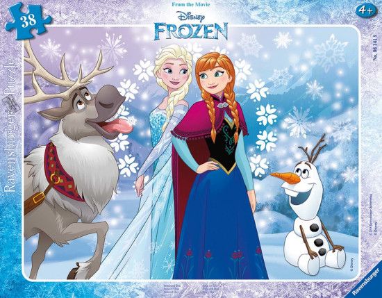 RAVENSBURGER Puzzle Ledové království: Anna a Elsa 40 dílků - obrázek 1