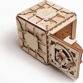 Ugears 3D dřevěné mechanické puzzle Trezor - obrázek 5