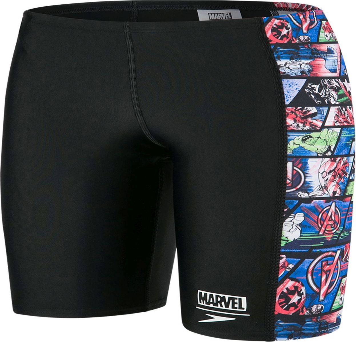 Speedo Marvel Avengers Panel Aquashort - black/blue 116 - obrázek 1