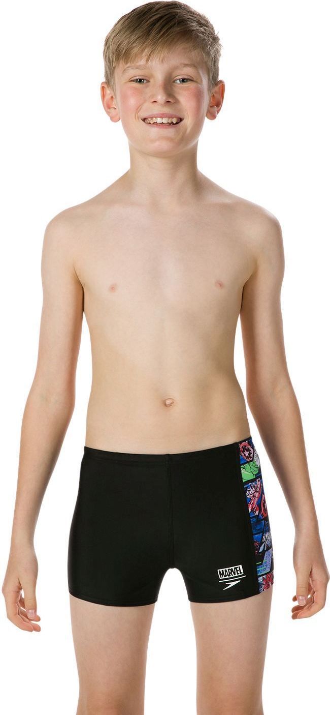 Speedo Marvel Avengers Panel Aquashort - black/blue 116 - obrázek 2