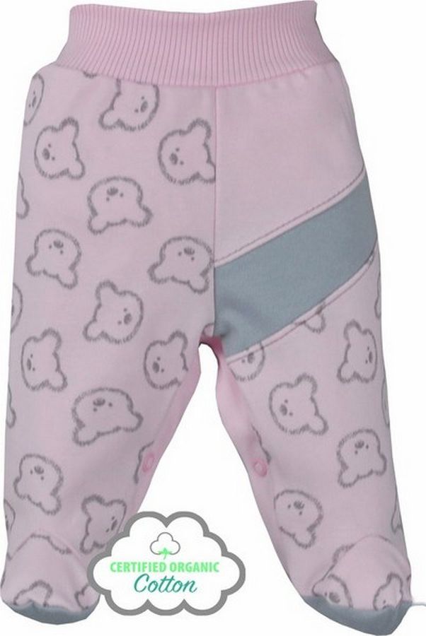 Kojenecké BIO polodupačky Koala Malí Medvídci růžové Růžová 80 (9-12m) - obrázek 1