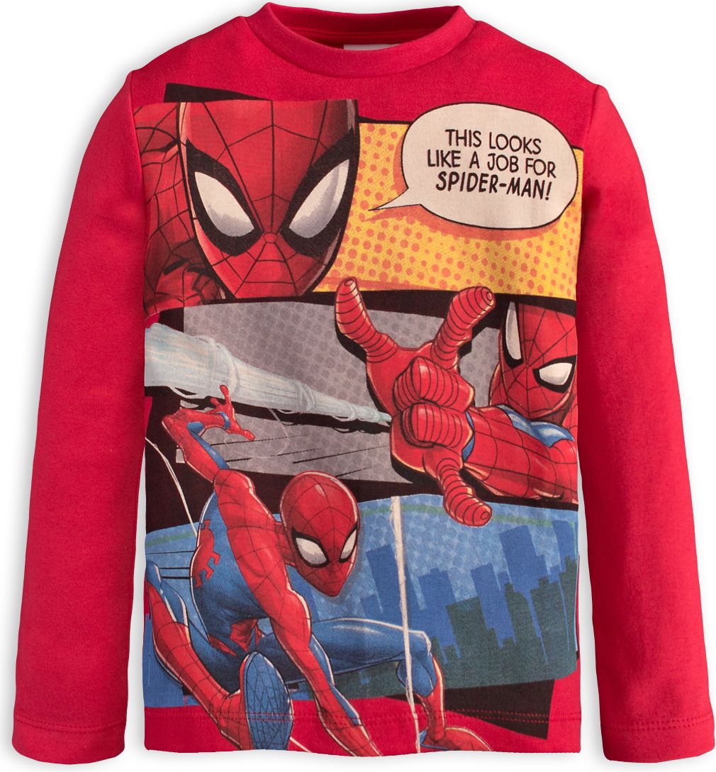 SPIDERMAN Chlapecké tričko MARVEL SPIDER MAN JOB červené Velikost: 122 - obrázek 1