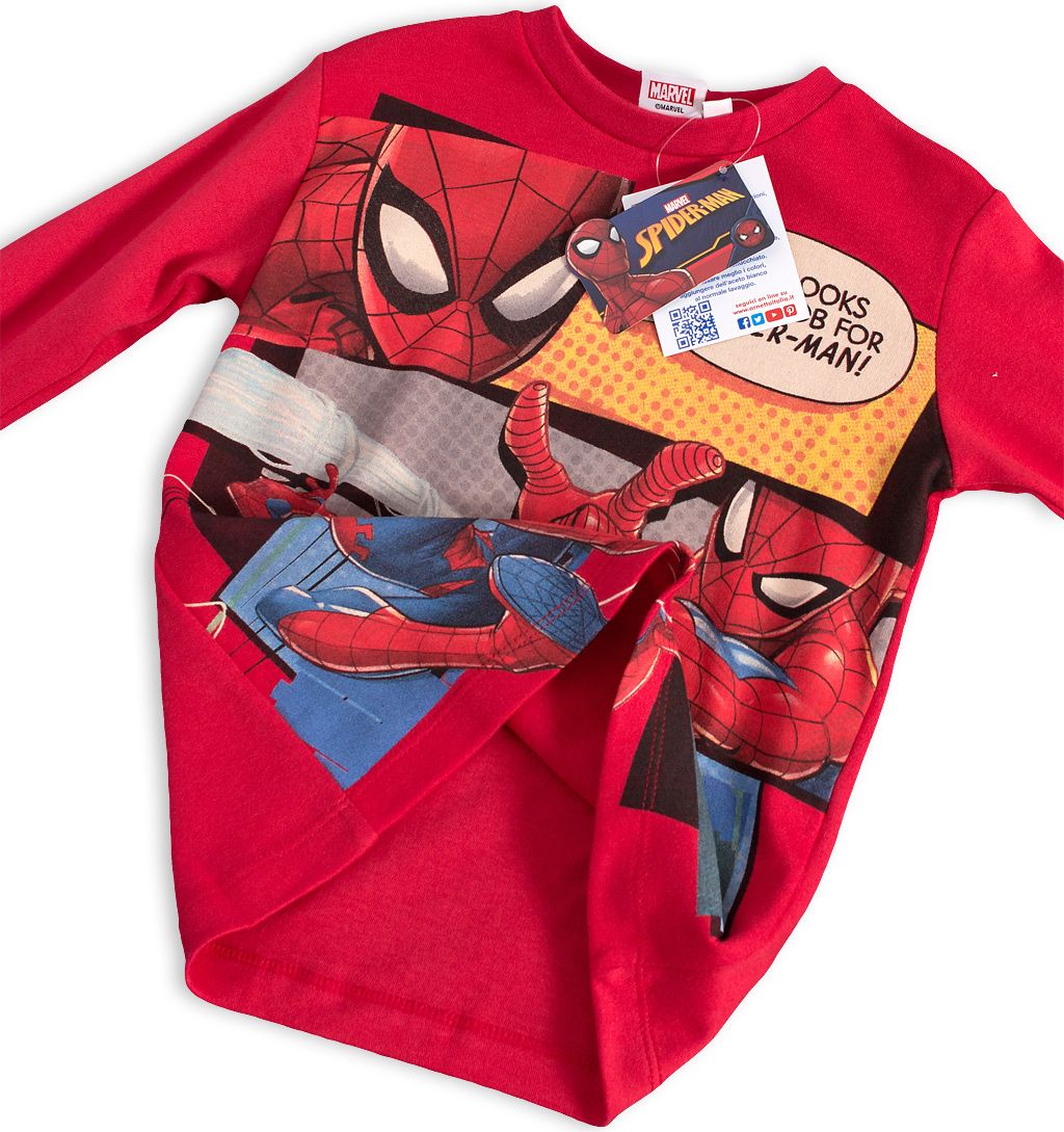 SPIDERMAN Chlapecké tričko MARVEL SPIDER MAN JOB červené Velikost: 122 - obrázek 3