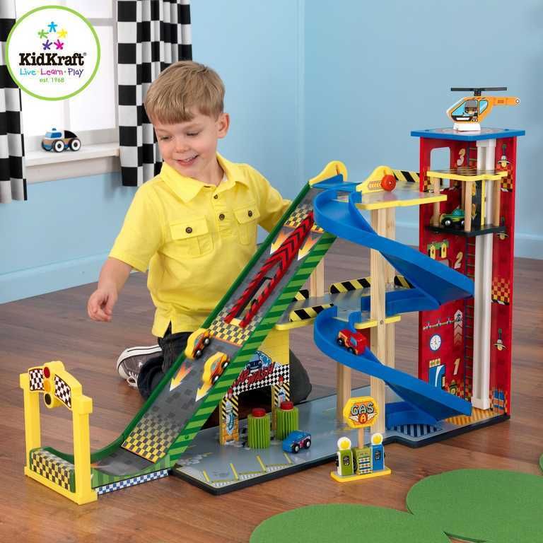 KIDKRAFT Mega rampa pro závodní autíčka - obrázek 1
