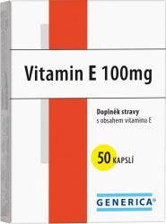 Generica Vitamin E 100 mg 50 kapslí - obrázek 1