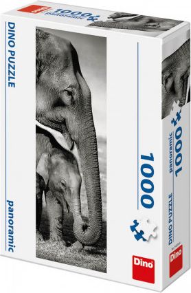 Dino Sloni 1000 dílků - obrázek 1