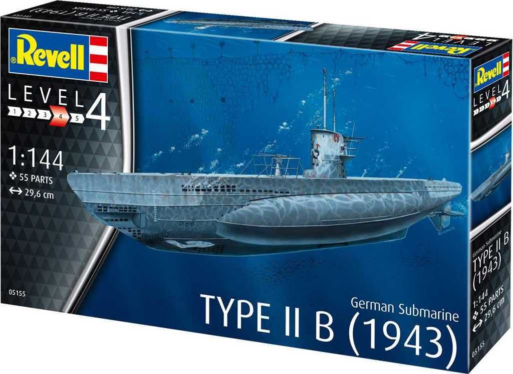REVELL Plastic ModelKit ponorka 05155 - German Submarine Type IIB (1943) (1:144) - obrázek 10